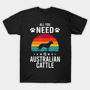 All You Need is Australian Cattle Dog Lover vintage T-Shirt